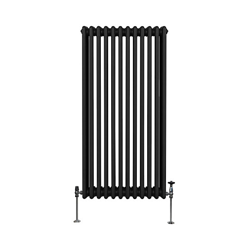 Monstershop Radiateur Traditionnel à Triple Colonne – 1500 x 562 mm – Noir