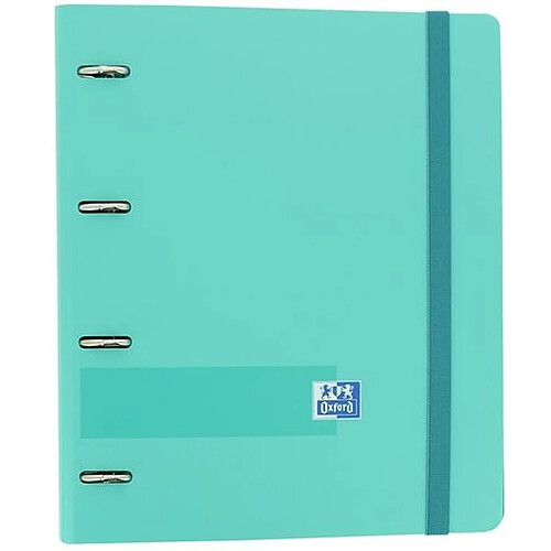 Reliure à anneaux Oxford Europeanbinder Polyfoam Turquoise A4