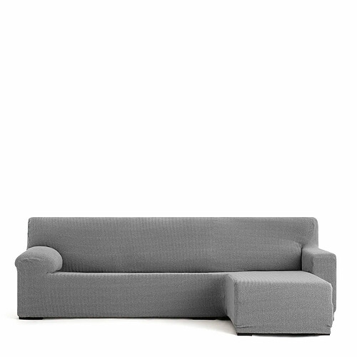 Housse pour chaise longue accoudoir court droit Eysa JAZ Gris 120 x 120 x 360 cm