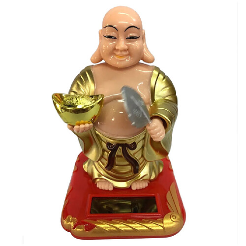 Statue de Bouddha agitant jouet