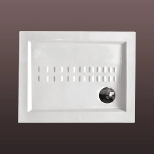 Kiamami Valentina RECEVEUR DE DOUCHE TRADITIONNEL 70X90 EXTRA PLAT EN CÉRAMIQUE LINEA