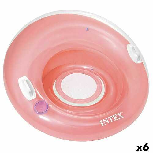 Fauteuil de piscine gonflable Intex Rond 119 x 119 cm Ø 119 cm (6 Unités)