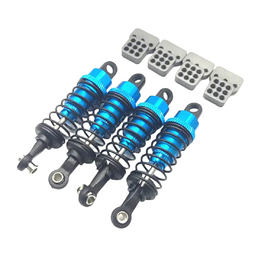 Amortisseur De Ressorts D'amortisseur 4Pc RC Pour WPL C14 C-24 Bleu