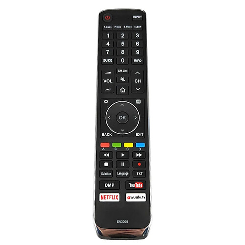 GUPBOO Télécommande Universelle de Rechange Pour télécommande TV HISENSE EN3D39 EN3G39 EN3H