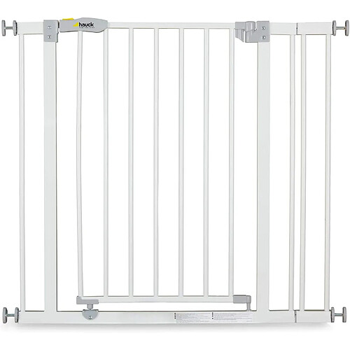 Hauck Porte Barrière de Sécurité Open N Stop + Rallonge 9 cm Blanc