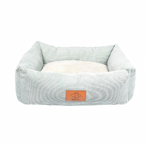 EUROPET BERNINA Sofa panier bas Corduroy D&D - Vert - Pour chien