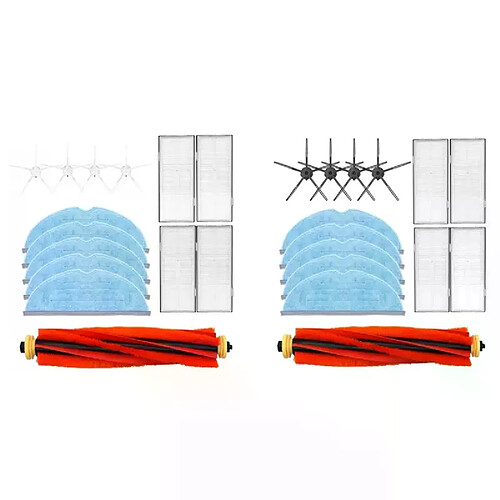 Pièces pour aspirateur Robot Roborock S7 T7 T7Plus, filtre lavable, brosse principale détachable, balai latéral en tissu