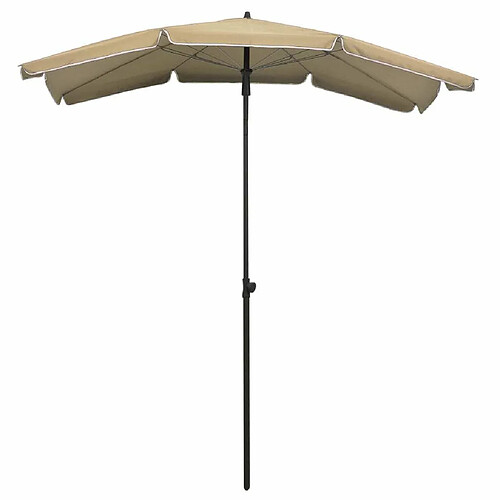 Maison Chic Parasol Jardin | Parasol de jardin avec mat 200x130 cm Taupe - GKD86145