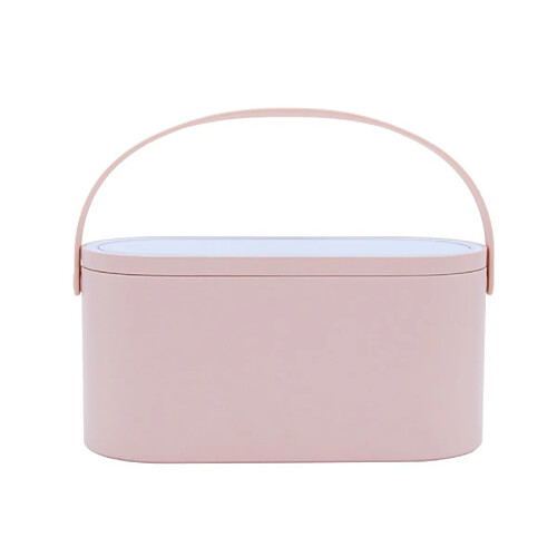 Universal Organisateur de cosmétiques avec miroir de maquillage à LED 2 en 1 coffret de maquillage portable