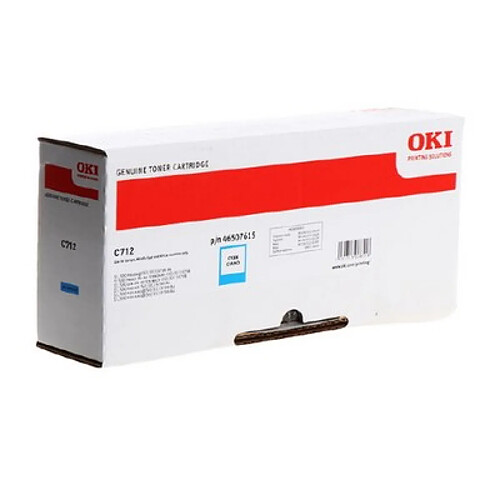 Oki C712 Toner Cyan 46507615