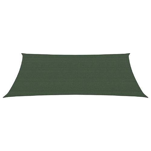 Helloshop26 Voile d'ombrage 160 g/m² vert foncé 2,5 x 3,5 m PEHD 02_0009408