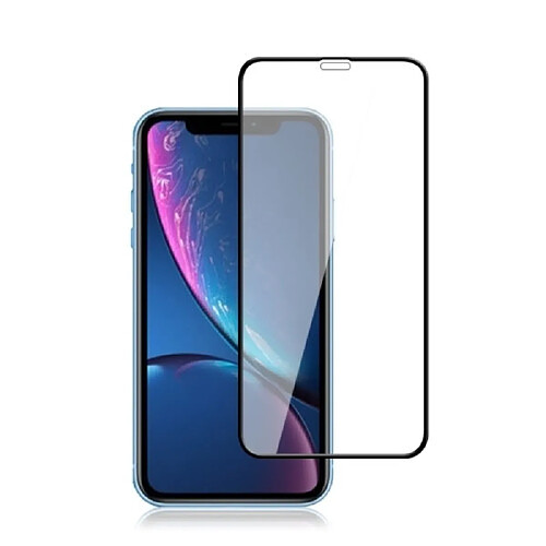 Wewoo Film de verre trempé de protection en pour PCS 2.5Dcolle pleinesoiepour iPhone XR noir