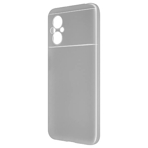 Avizar Coque pour Xiaomi Poco M5 Silicone Gel Flexible Fine et Légère blanc translucide