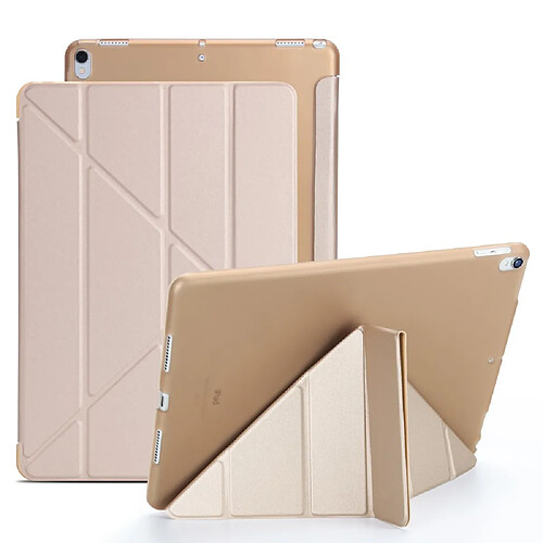 Etui en PU stand en origami or pour votre Apple iPad Air 10.5 (2019)/Pro 10.5 pouces (2017)