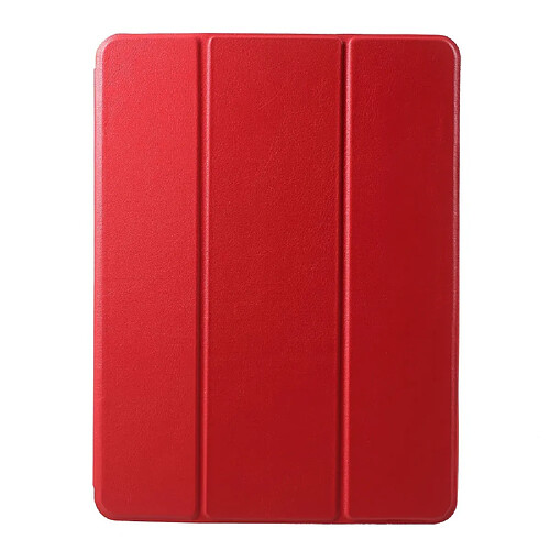 Etui en PU trois volets avant rouge pour votre Apple iPad Pro 10.5-inch (2017)