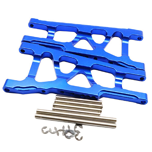 Bras de suspension avant et arrière en aluminium pour TRAXXAS SLASH 4x4 bleu foncé