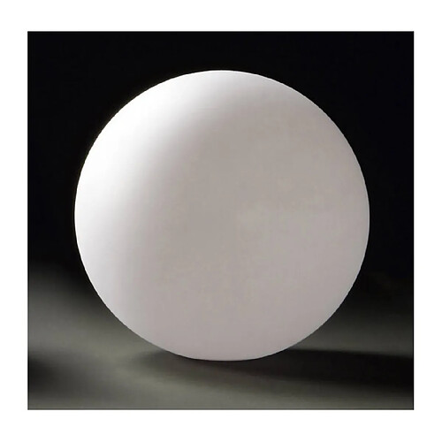 Luminaire Center Lampe de Table Huevo Ball 1 Ampoule E27 Large Outdoor IP65, blanc opal