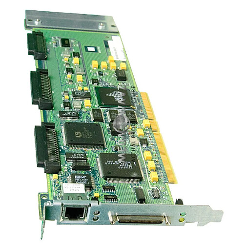 Carte SCSI Board LSI LOGIC A5191-69211 10/100Base-TLAN 4x Ultra2 LVD SCSI 1xRJ45 · Occasion