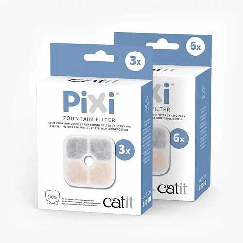 Cat-it CATIT 3 Filtres pour fontaine a eau PIXI