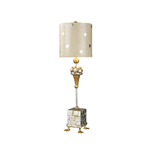 Elstead Lighting Lampe de table Pompadour Acier Crème