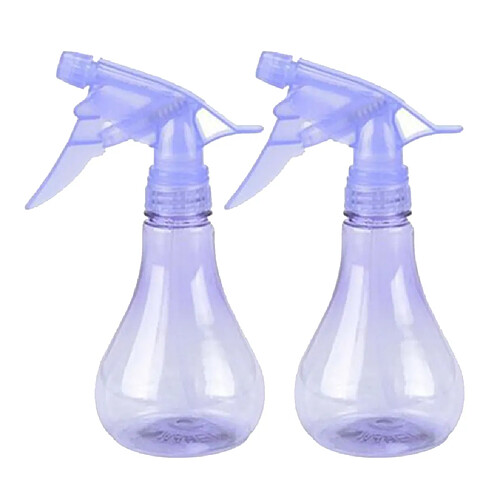 2 Pcs 250 Ml En Plastique Cheveux Déclencheur Bouteille De Pulvérisation Violet Plante Soin Pulvérisateur Outil