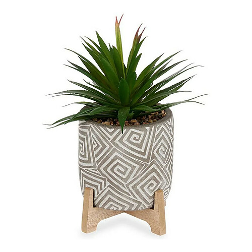 DKD Home Decor Plante décorative Avec support Bois Plastique (12 x 20 x 12 cm)