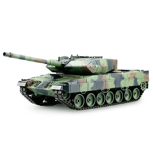 Amewi Tank RC Leopard 2A6 1/16ème RTR Fonctions IR et Billes