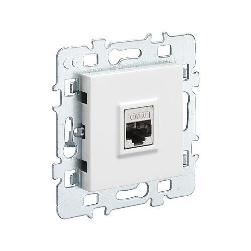 Debflex CASUAL MÉCA RJ45 + CACHE BLANC