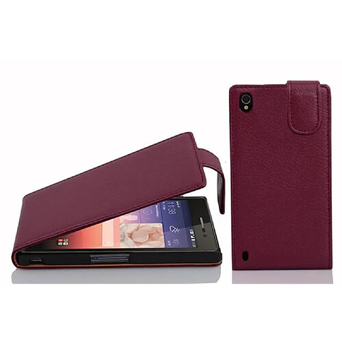 Cadorabo Coque Huawei ASCEND P7 Etui en Mauve