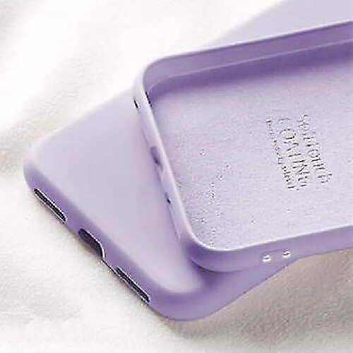 Universal Étui en silicone liquide anti-drip fine purple mince pour votre Apple iPhone 7/8