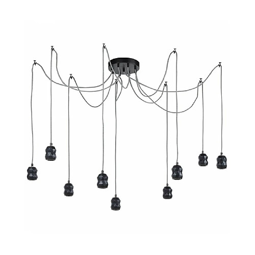 Kokoon Design Lampe suspendue design UTOPIA BLACK 23x23x150 cm