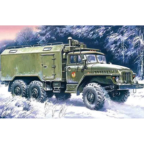 URAL-375A Kommandowagen - 1:72e - ICM