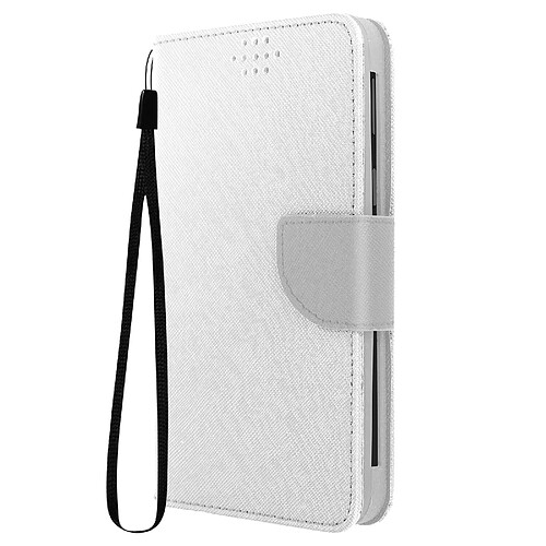 Avizar Etui universel Smartphone 142 x 72 mm avec Porte-cartes Fancy Style argent