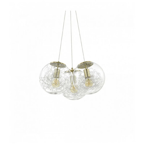 Ideal Lux Suspension Laiton MAPA SAT 3 ampoules