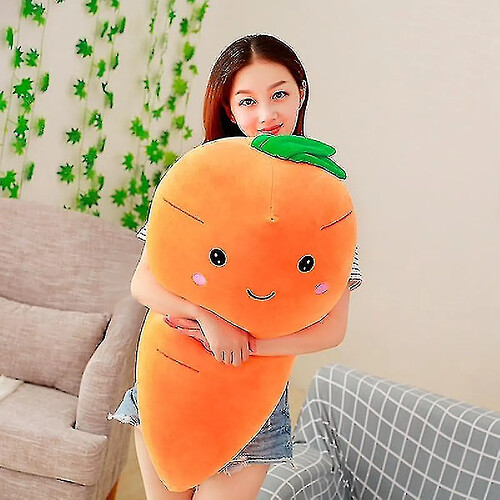 Universal GRANDE CRÉATIVE SIMULATION CARROT PLUSH TOY, super doux oreiller en peluche 55cm