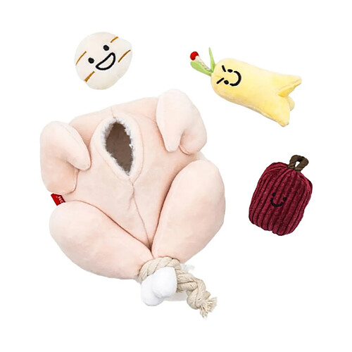 Jouets Snuffle pour chien en peluche à grincer et à mâcher pour chiots Cache-cache pour le jeu