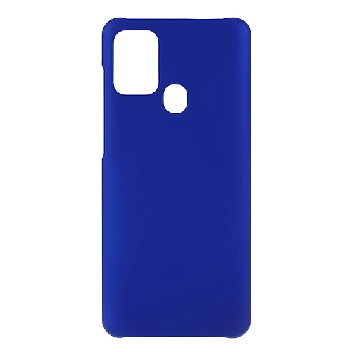 Coque en TPU caoutchouté rigide bleu pour votre Samsung Galaxy A21s