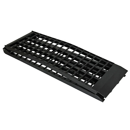 Helloshop26 Rampe de chargement multi-usage pliante aluminium rail collision 274 cm jusqu'a 400 kg VTT Quad noir 16_0002135