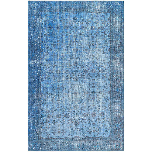 Vidal Tapis de laine 254x165 Bleu Ultra Vintage