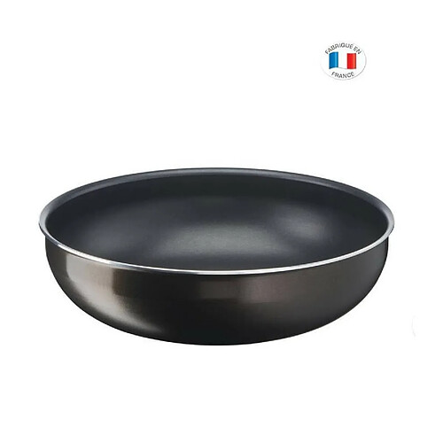 TEFAL L1507702 Ingenio Easy Plus Wok 26 cm, poignée non incluse, antiadhésif, fabriqué en France, tous feux sauf induction