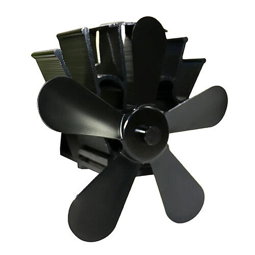 Brûleur à Bois De Journal De Ventilateur De Cuisinière Alimenté Par La Chaleur 5Blade Style 2