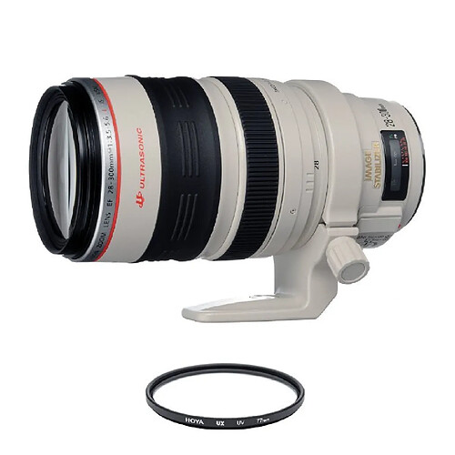 CANON EF 28-300mm F3.5-5.6L IS USM + HOYA UX UV 77mm Filter