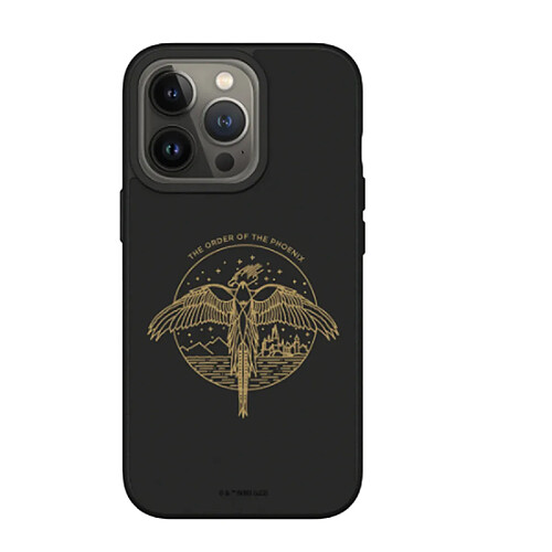 RhinoShield Coque Compatible avec [iPhone 13 Pro] SolidSuit - Coque Fine Licence Officielle Harry Potter avec Technologie Absorption des Chocs - Noir - Order Of The Phoenix