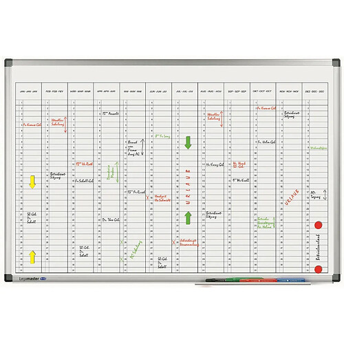 Legamaster Planning annuel - vertical