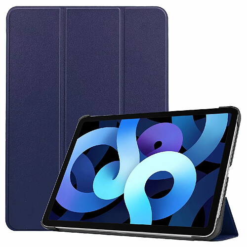 Xeptio Etui coque Smartcover bleu Apple iPad AIR 4 10,9 pouces 2020 / iPad AIR 5 M1 2022 - Housse Pochette bleue protection iPad Air 4eme et 5eme generation