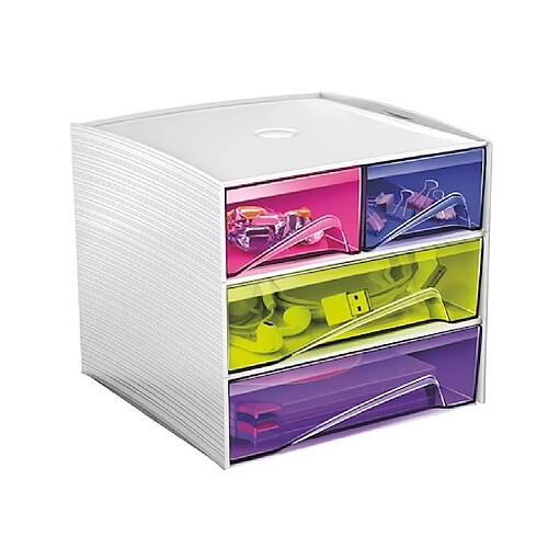 Mini module de rangement plastique Cep My Cube multicolore