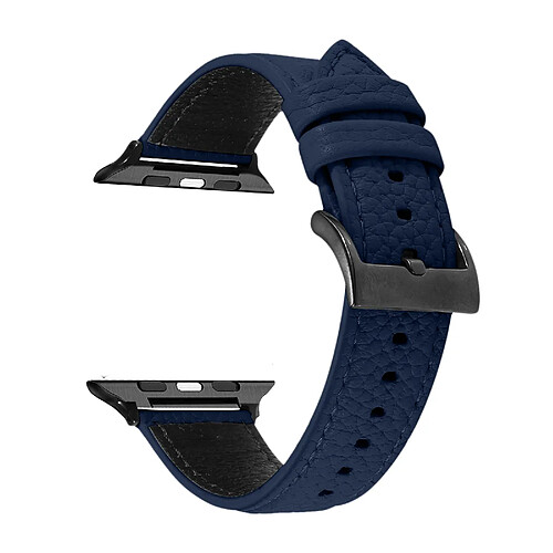 Avizar Bracelet Apple Watch 42 - 49mm Bleu Nuit