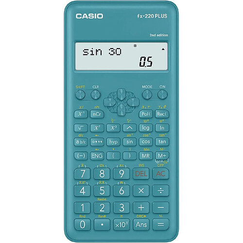 Casio FX-220 Plus calculatrice Poche Calculatrice scientifique Bleu