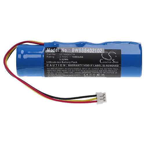 vhbw Batterie remplacement pour Akai 58-000252, UF16650ZTA pour instrument de musique à vent (1600mAh, 3,7V, Li-ion)