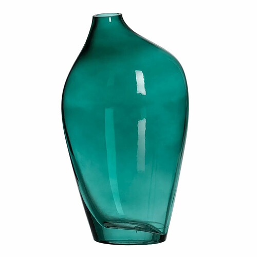 BigBuy Home Vase Vert Verre 12,5 x 8,5 x 24 cm